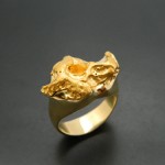 Placer Gold Ring in 18k